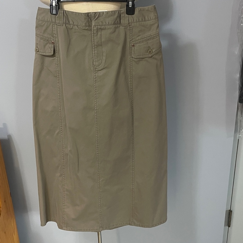 Eddie Bauer Women's Khaki Pencil Skirt